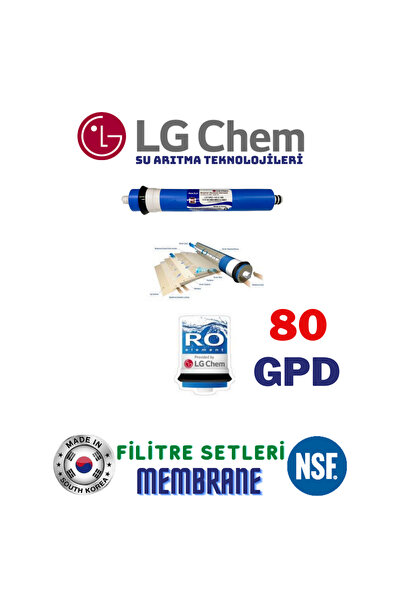light gastro Lg Chem 90 Gpd Nano Membran Su Arıtma Cihazları Için.