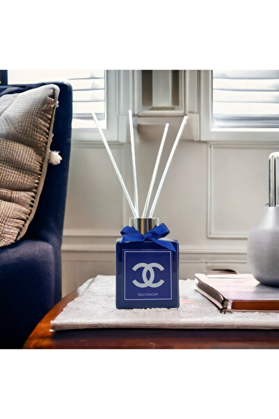 Tiem Concept Dekoratif Vanilya Kokulu Lacivert Parlak Şişeli 100 ml Oda Kokusu