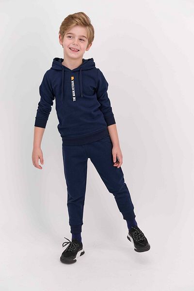 Arnetta Navy Blue Boy's Tracksuit Set