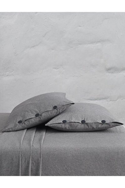 Berolige 100% Cotton Chambray Sheer Thread Dye, Anthracite 240X260