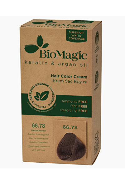 BIOMAGIC Super Natural Organic Chocolate Caramel No. 66.78 Cream Super Hair D...