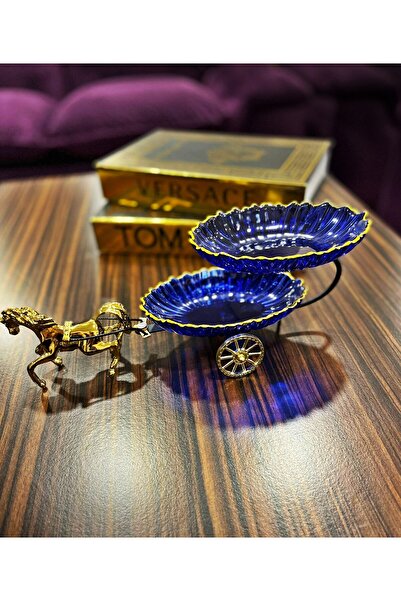 Gims Hand Crafts KATLI ÇİZGİLİ ATLI SERVİS