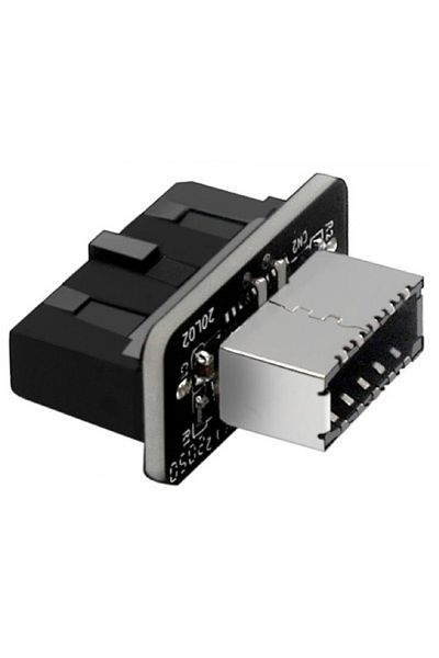 Alfais Type-e إلى USB 3.0 19 Pin اللوحة الأم أنثى ذكر محول محول 5209