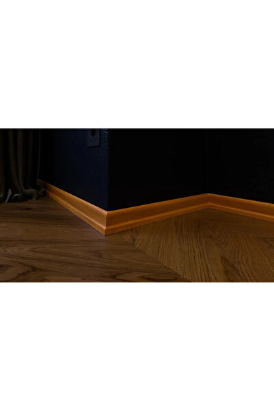 Emek Yapı Laminant Parke Süpürgelik 8cm Kızıl Kayın 1404*4