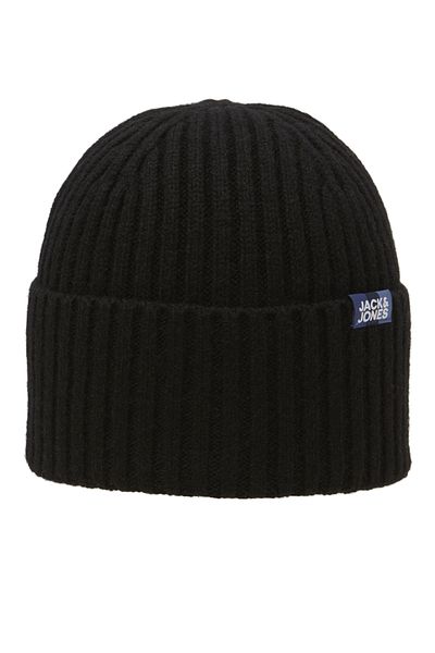 Jack & Jones Woolen Beret with Logo Label - Prime