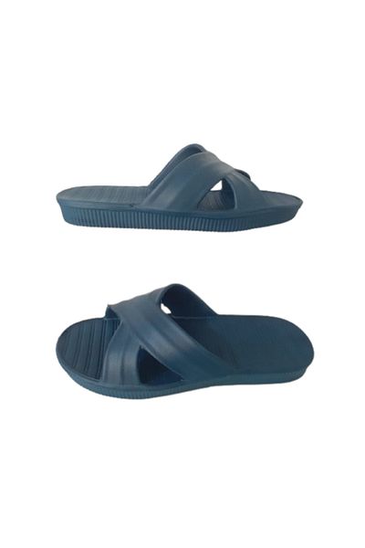 GEZER Papuci de plajă de zi cu zi, albastru bleumarin, ultra ușori