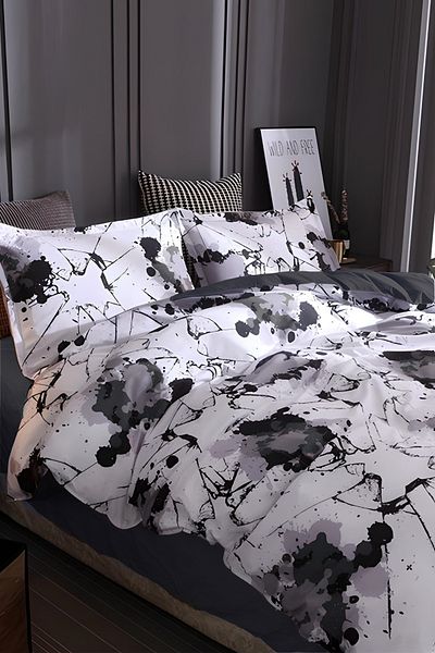Always Double Sided Single Duvet Cover Set with Elastic Sheet