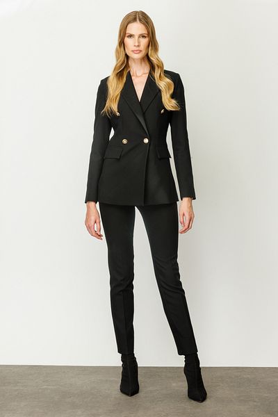Ekol Skinny Leg Black Women's Trousers 23204203