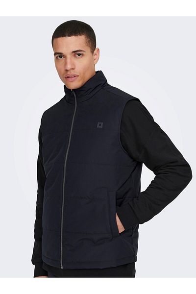 Only & Sons Vestă pufă simplă pentru bărbați Onsmelvin - 22024154
