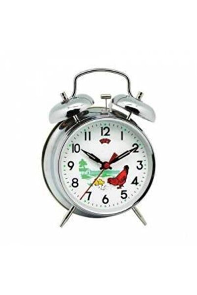 GiralStore Çalar Saat Tavuklu Saat Masa Saati Nostaljik Kurmalı Masa Saati