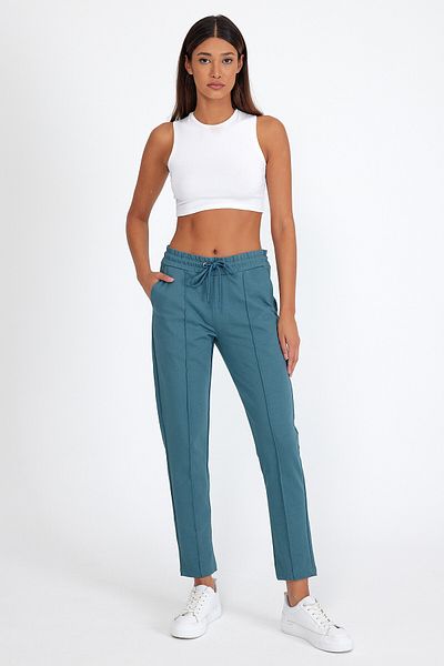 Ramior Elegant and Stylish Elite Women's Trousers with Sewing Detail on the Front