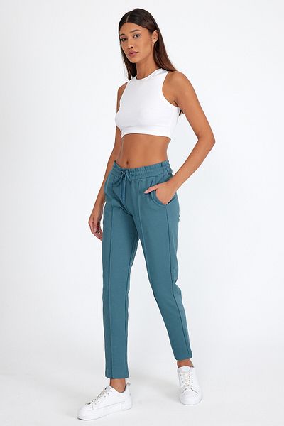 Ramior Elegant and Stylish Elite Women's Trousers with Sewing Detail on the Front