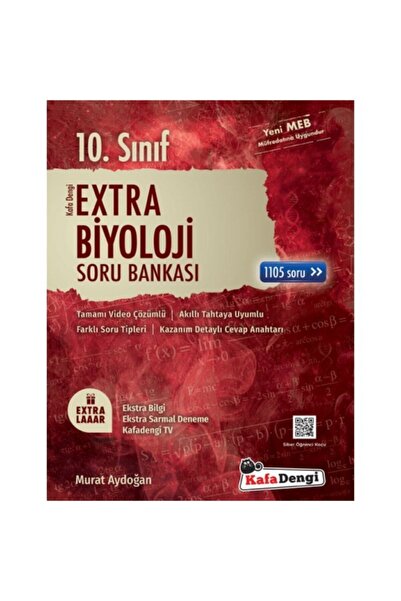 Kafa Dengi Yayınları 10. Sınıf Extra Biyoloji Soru Bankası Tümü Video Çözümlü