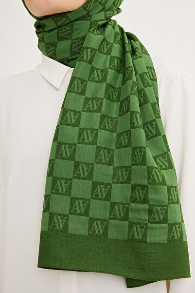 Armine Trend Ultra Light A Logo Shawl Green