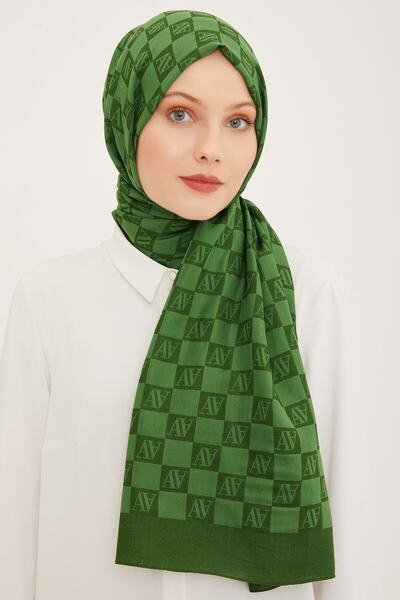 Armine Trend Ultra Light A Logo Shawl Green