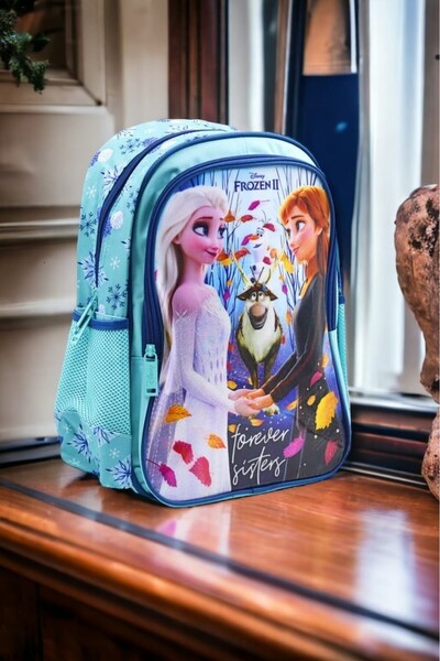 GENC DIJITAL BASKI GEANTĂ ȘCOLARĂ FROZEN HAWK FOREVER SISTERS cu 2 compartime...