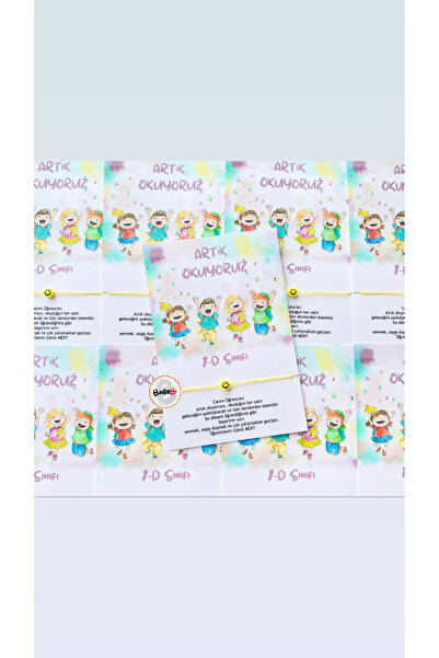 BastirBi Okuma Bayramı Hediye şans bilekliği 30 adet