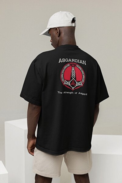 CONSTRAİN Μπλούζα Asgardian Oversize Ultra Premium με Εκτύπωση Μπροστά και Πίσω