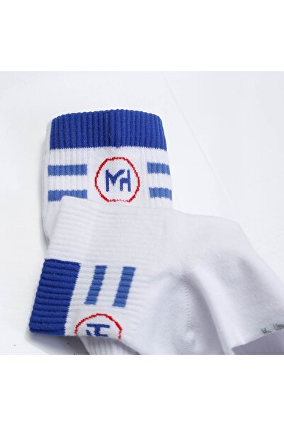 MRHERO 1076 White 6-Piece Cotton Men's Sports Tennis Socks