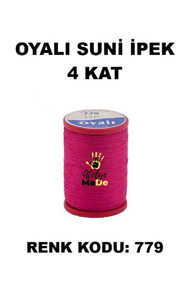 OYALI Τεχνητό μετάξι 4 στρώσεων Κέντημα με βελόνα Κέντημα με βελονάκι Etuval Μονόκλωνο δίχτυ 35gr Κωδικός χρώματος 779