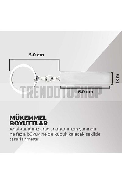 C9 Limited Compatible Stainless Metal Keychain Black