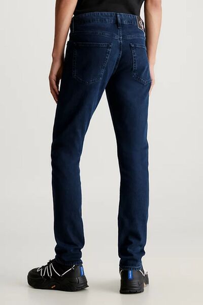 Calvin Klein Erkek Denim Kumaş Normal Bel Düz Model Lacivert Jeans J30J323857-1BJ