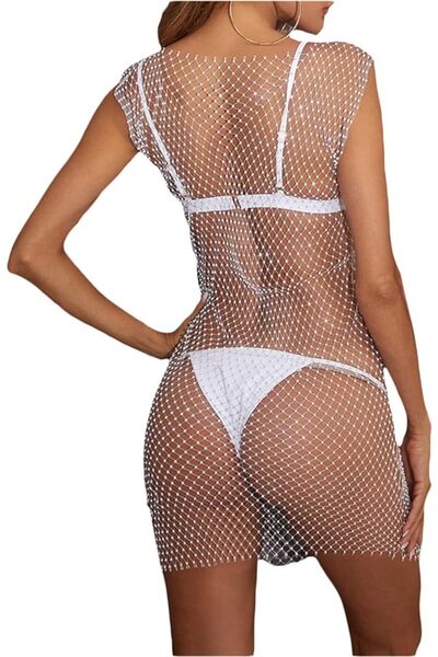 VS ACCESSORY Φόρεμα παραλίας και πάρτι με πέτρες