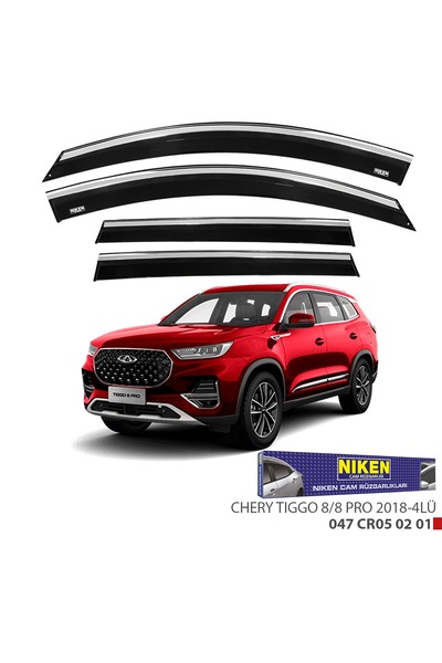 Niken TİGGO 8 8 PRO NİKEN KROMLU CAM RÜZGARLIGI ARACA ÖZEL 2023 2024 2025