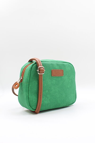 NOTHING Kadın Mini Urban Denim Jean Kot Model Fermuarlı Ayarlanabilir Çapraz Askılı El Kol Ve Omuz Çantası