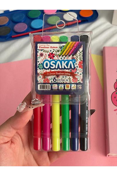 Planet Butik 6 Fineliner Pen