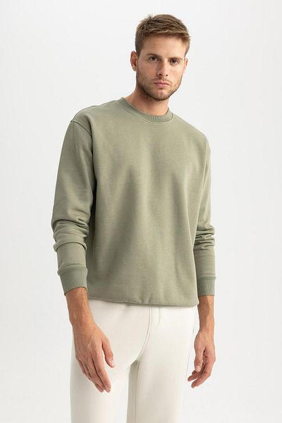 DeFacto Oversize-Sweatshirt mit Rundhalsausschnitt – T5139az23au