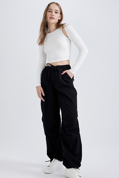 DeFacto Coool Parachute Poplin 100% Cotton Pants A6266Ax23Au