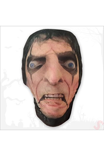 Süsle Baby Party Halloween Kumaş 3D Korku Maskesi, 32cm - Vampir