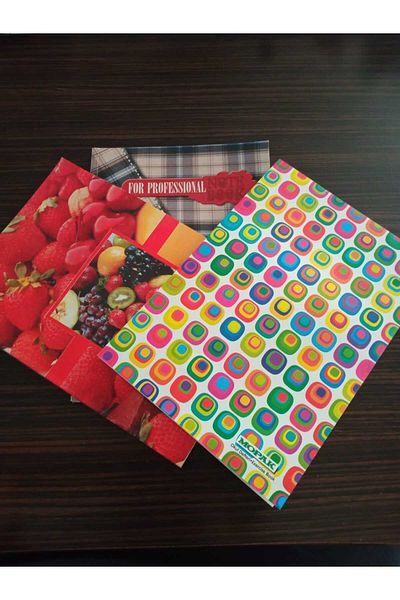 Mopak 120 SHEETS CARTON COVER A4 SCHOOL NOTEBOOK 3 PIECES