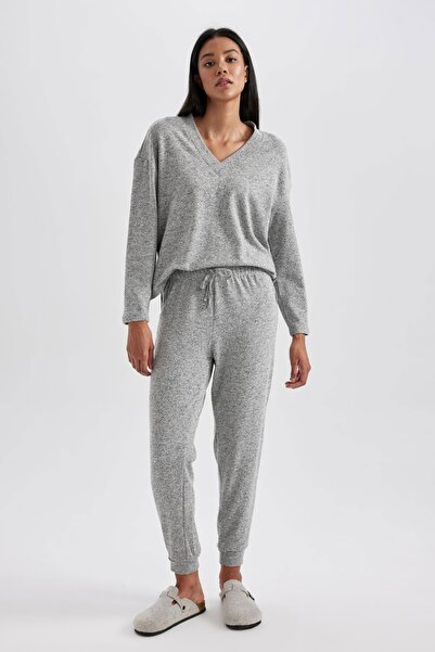 DeFacto Fall in Love Regular Fit Pajama Bottoms