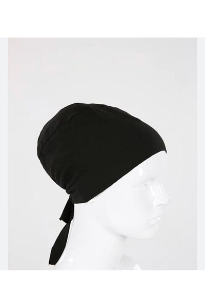 Neon scarf Seamless Luxury Bonnet - Hijab Women's Bonnet - Black