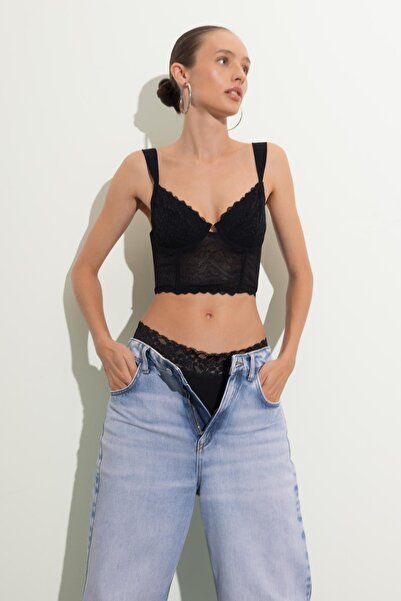 DeFacto Σουτιέν Fall in Love Lace Padless