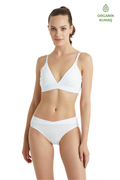 Blackspade Γυναικείο σουτιέν από οργανικό βαμβάκι 1659 - Λευκό