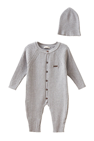 Babymio Fitilli Şapkalı Tulum