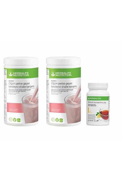 Herbalife Ekonomik Paket (2 Adet Ahududu Ve Beyaz Çikolatalı Shake Ve Limonlu...