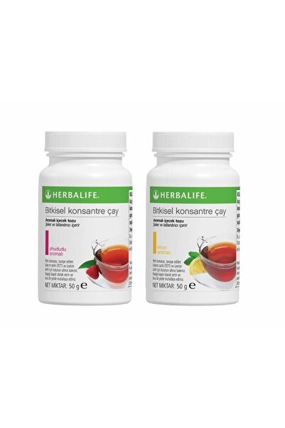 Herbalife 2 Adet Bitkisel Konsantre Çay (2x 50 Gr Ahududu)