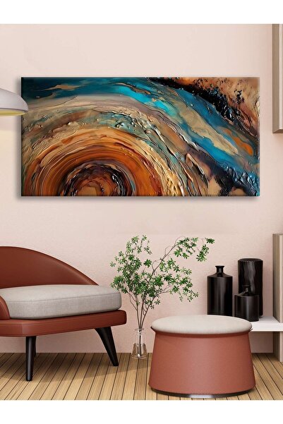 Voovart Abstract Art Dekoratif Kanvas Tablo - VOOV2480