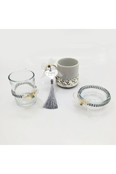 Lora Davet Ceașă de cafea pentru mire. Cană. Vasă pentru turmălina și cutie d...