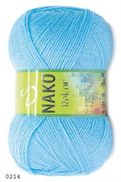 NAKO Rekor 00214 Πλεκτό νήμα Horizon Blue 214