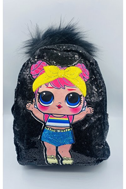 MUSCO Ponponlu pullu A kalite çocuk sırt çantası