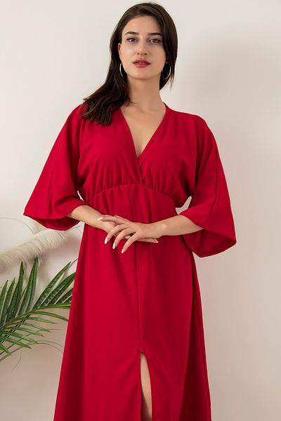 PULLIMM Rochie la două piept cu fantă în față 980-3027