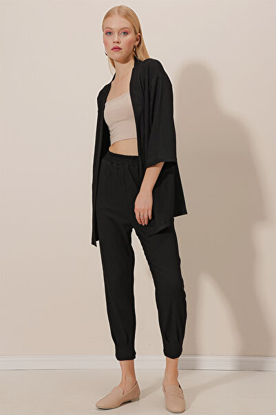 HAKKE Bürümcük Cardigan Trousers Set