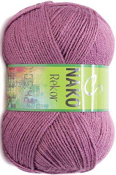 NAKO Σχοινί πλεξίματος Record Dark Dried Rose 569