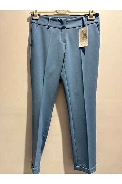 AYHAN Pantaloni Filota Çep Fabric cu picior dublu