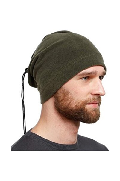 eleven market Kaki zelena Flis beretka sa ovratnikom